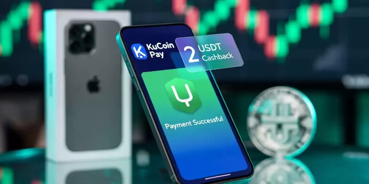 KuCoin Pay: Câștigă un iPhone 17 și 50 USDT Cashback (Ghid Martie 2026)